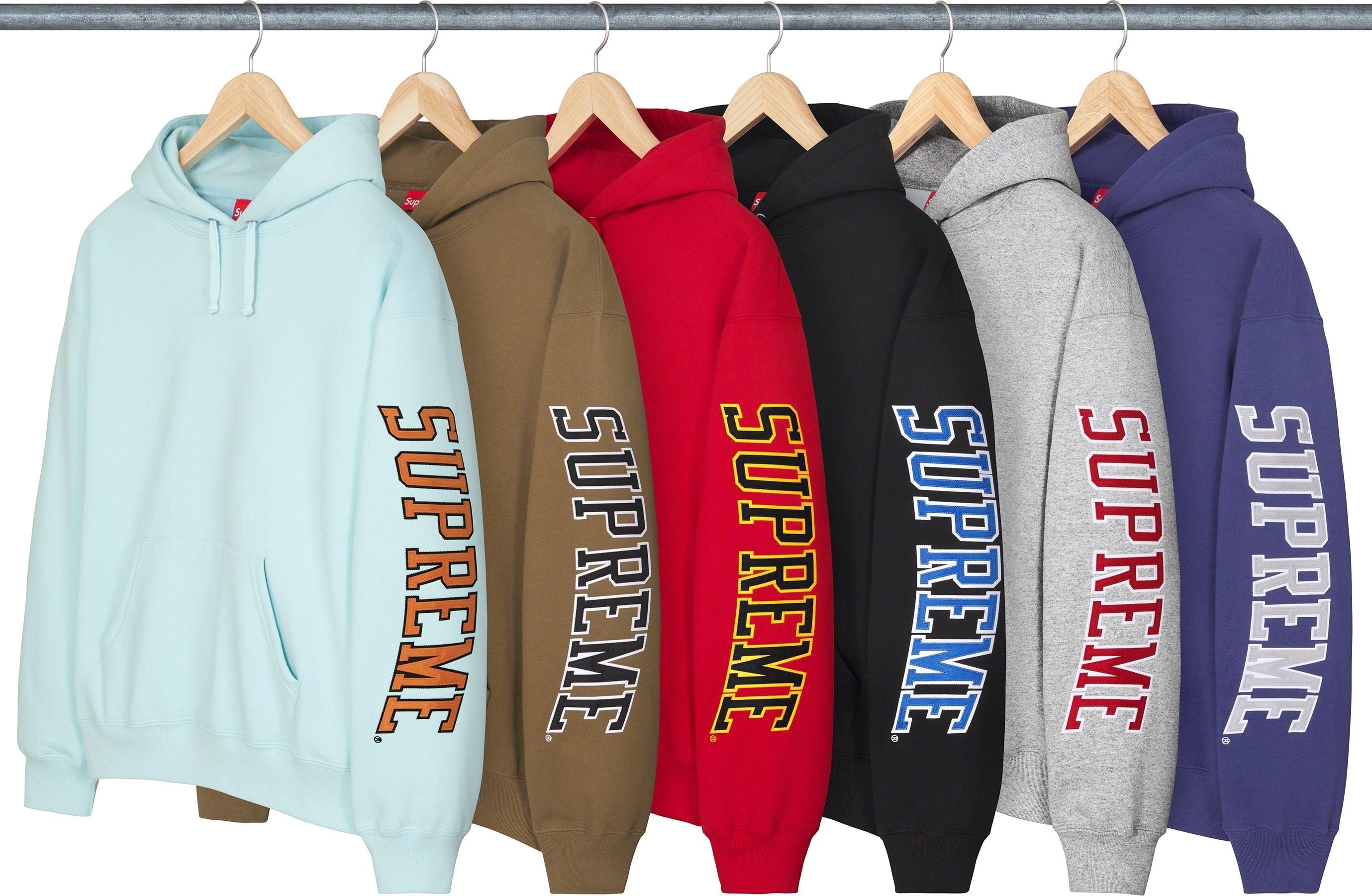 Sleeve Arc Hooded Sweatshirt